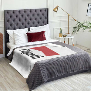 Cignetti Retro Red Box Throw Blanket Indiana Game Day Sports Fan TS02 Print Your Wear