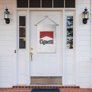 Cignetti Retro Red Box Garden Flag Indiana Game Day Sports Fan TS02 Print Your Wear
