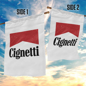 Cignetti Retro Red Box Garden Flag Indiana Game Day Sports Fan TS02 Print Your Wear