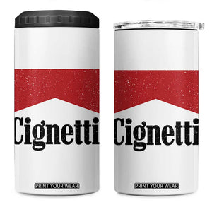 Cignetti Retro Red Box 4 in 1 Can Cooler Tumbler Indiana Game Day Sports Fan TS02 One Size: 16 oz White Print Your Wear