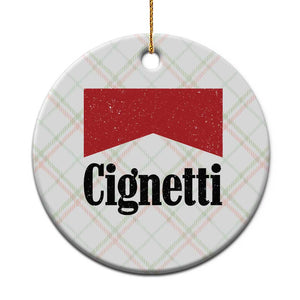 Cignetti Retro Red Box Ceramic Ornament Indiana Game Day Sports Fan TS02 1pc Christmas Plaid Print Your Wear