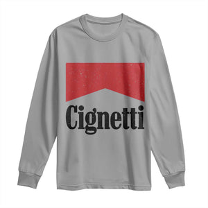 Cignetti Retro Red Box Long Sleeve Shirt Indiana Game Day Sports Fan TS02 Sport Gray Print Your Wear