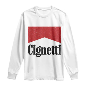 Cignetti Retro Red Box Long Sleeve Shirt Indiana Game Day Sports Fan TS02 White Print Your Wear
