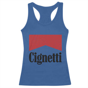 Cignetti Retro Red Box Racerback Tank Top Indiana Game Day Sports Fan TS02 Royal Blue Print Your Wear