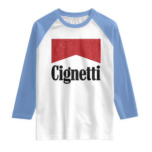Cignetti Retro Red Box Raglan Shirt Indiana Game Day Sports Fan TS02 White Carolina Blue Print Your Wear