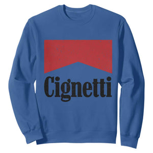 Cignetti Retro Red Box Sweatshirt Indiana Game Day Sports Fan TS02 Royal Blue Print Your Wear