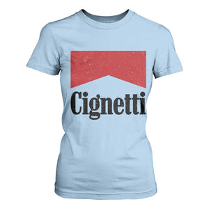 Cignetti Retro Red Box T Shirt For Women Indiana Game Day Sports Fan TS02 Light Blue Print Your Wear