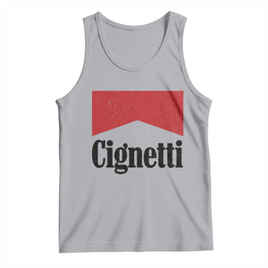 Cignetti Retro Red Box Tank Top Indiana Game Day Sports Fan TS02 Athletic Heather Print Your Wear
