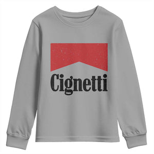 Cignetti Retro Red Box Youth Sweatshirt Indiana Game Day Sports Fan TS02 Sport Gray Print Your Wear