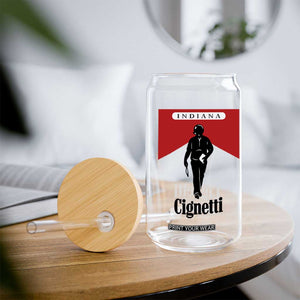 Cignetti Walking Retro Red Box Glass Can Indiana Game Day Sports Fan TS02 Print Your Wear