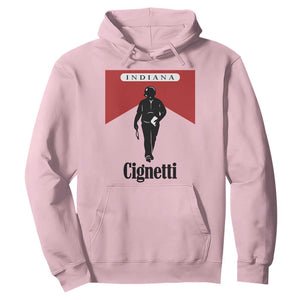 Cignetti Walking Retro Red Box Hoodie Indiana Game Day Sports Fan TS02 Light Pink Print Your Wear