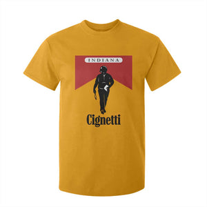 Cignetti Walking Retro Red Box T Shirt For Kid Indiana Game Day Sports Fan TS02 Gold Print Your Wear