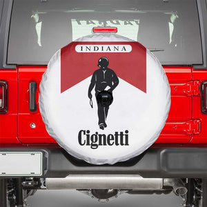 Cignetti Walking Retro Red Box Spare Tire Cover Indiana Game Day Sports Fan TS02 White Print Your Wear