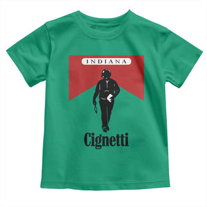 Cignetti Walking Retro Red Box Toddler T Shirt Indiana Game Day Sports Fan TS02 Irish Green Print Your Wear