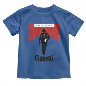 Cignetti Walking Retro Red Box Toddler T Shirt Indiana Game Day Sports Fan TS02 Royal Blue Print Your Wear