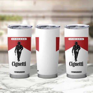 Cignetti Walking Retro Red Box Tumbler Cup Indiana Game Day Sports Fan TS02 Print Your Wear