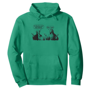 Funny George Washington and Jesus Conversation Hoodie Dude I Know Founding Values and Faith Political Commentary TS02 Irish Green Print Your Wear