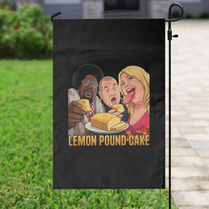 Funny Lemon Pound Cake Meme Garden Flag Retro Edgy Music Humor Gift for Party Lovers TS02 Print Your Wear