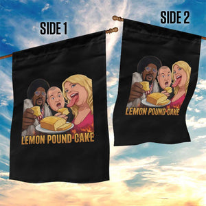 Funny Lemon Pound Cake Meme Garden Flag Retro Edgy Music Humor Gift for Party Lovers TS02 Print Your Wear