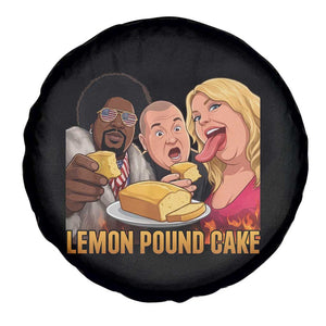 Funny Lemon Pound Cake Meme Spare Tire Cover Retro Edgy Music Humor Gift for Party Lovers TS02 Print Your Wear