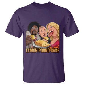Funny Lemon Pound Cake Meme T Shirt Retro Edgy Music Humor Gift for Party Lovers TS02 Purple Print Your Wear