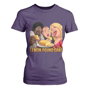 Funny Lemon Pound Cake Meme T Shirt For Women Retro Edgy Music Humor Gift for Party Lovers TS02 Purple Print Your Wear