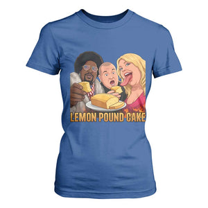 Funny Lemon Pound Cake Meme T Shirt For Women Retro Edgy Music Humor Gift for Party Lovers TS02 Royal Blue Print Your Wear