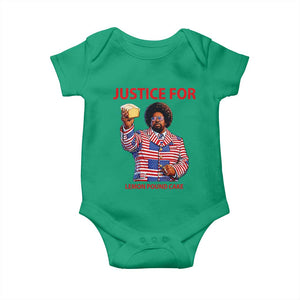 Justice for Lemon Pound Cake Baby Onesie Funny Viral Edgy Meme Courtroom Parody Rap Fans TS02 Irish Green Print Your Wear