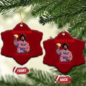Justice for Lemon Pound Cake Ceramic Ornament Funny Viral Edgy Meme Courtroom Parody Rap Fans TS02 Print Your Wear