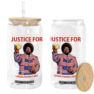 Justice for Lemon Pound Cake Glass Can Funny Viral Edgy Meme Courtroom Parody Rap Fans TS02 Print Your Wear