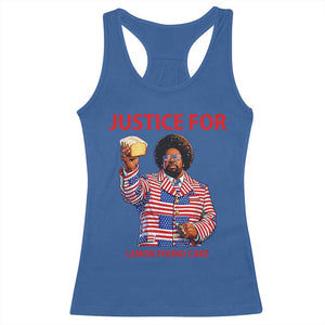 Justice for Lemon Pound Cake Racerback Tank Top - Funny Viral Edgy Meme Courtroom Parody Rap Fans TS02 Royal Blue Print Your Wear