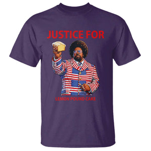 Justice for Lemon Pound Cake T Shirt Funny Viral Edgy Meme Courtroom Parody Rap Fans TS02 Purple Print Your Wear