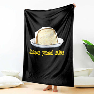Lemon Pound Cake Funny Meme Throw Blanket Viral Edgy Hip Hop Humor Parody Gift for Rap Fans TS02 Print Your Wear