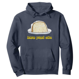 Lemon Pound Cake Funny Meme Hoodie Viral Edgy Hip Hop Humor Parody Gift for Rap Fans TS02 Navy Print Your Wear