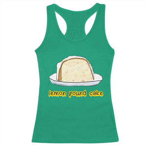 Lemon Pound Cake Funny Meme Racerback Tank Top Viral Edgy Hip Hop Humor Parody Gift for Rap Fans TS02 Irish Green Print Your Wear