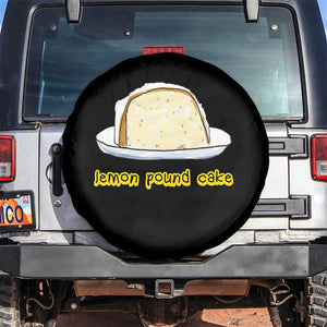 Lemon Pound Cake Funny Meme Spare Tire Cover Viral Edgy Hip Hop Humor Parody Gift for Rap Fans TS02 No hole Black Print Your Wear
