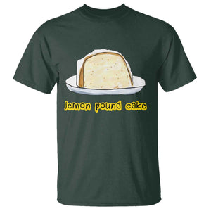 Lemon Pound Cake Funny Meme T Shirt Viral Edgy Hip Hop Humor Parody Gift for Rap Fans TS02 Dark Forest Green Print Your Wear