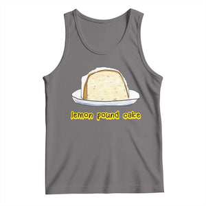 Lemon Pound Cake Funny Meme Tank Top Viral Edgy Hip Hop Humor Parody Gift for Rap Fans TS02 Deep Heather Print Your Wear