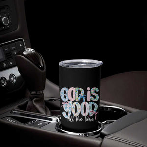 God Is Good All The Time Coquette Christian Faith Tumbler Cup Floral Patchwork Aesthetic Bow Cute Religious Gift TS02 Print Your Wear