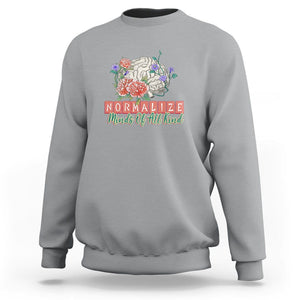 Mental Health Matters Sweatshirt End The Stigma Mental Health Matters Mental Awareness TS02 Sport Gray Printyourwear