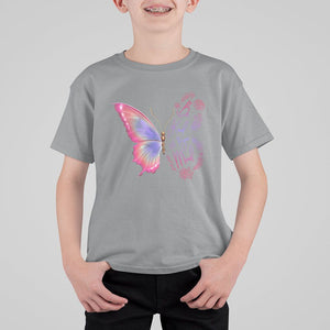 Mental Health Matters T Shirt For Kid Be Kind Mental Health Matters Floral Butterfly Motivational Mental Health Awareness TS02 Sport Gray Printyourwear