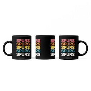 Retro Stacked Block Spurs Name Colorful Toy Brick Coffee Mug for Sports Fan TS02 Print Your Wear