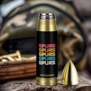 Retro Stacked Block Spurs Name Colorful Toy Brick Bullet Tumbler for Sports Fan TS02 Print Your Wear