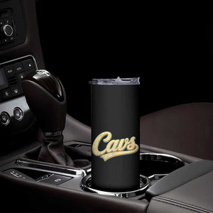 Vintage Cavs Name Script Skinny Tumbler for Sports Fan TS02 Print Your Wear
