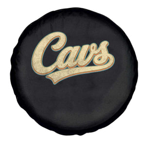 Vintage Cavs Name Script Spare Tire Cover for Sports Fan TS02 Print Your Wear