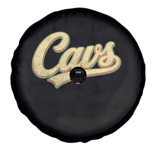 Vintage Cavs Name Script Spare Tire Cover for Sports Fan TS02 Print Your Wear