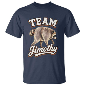 Team Jimothy Funny Viral Seattle Raccoon Legend T Shirt Trash Panda Meme Vintage Sports Style Graphic TS02 Navy Print Your Wear