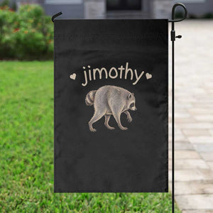 Cute Jimothy the Raccoon Heart Graphic Garden Flag Viral Seattle Trash Panda Meme TS02 Print Your Wear