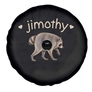 Cute Jimothy the Raccoon Heart Graphic Spare Tire Cover Viral Seattle Trash Panda Meme TS02 Print Your Wear