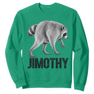 Viral Seattle Jimothy the Raccoon Sweatshirt Vintage Trash Panda Meme Graphic TS02 Irish Green Print Your Wear